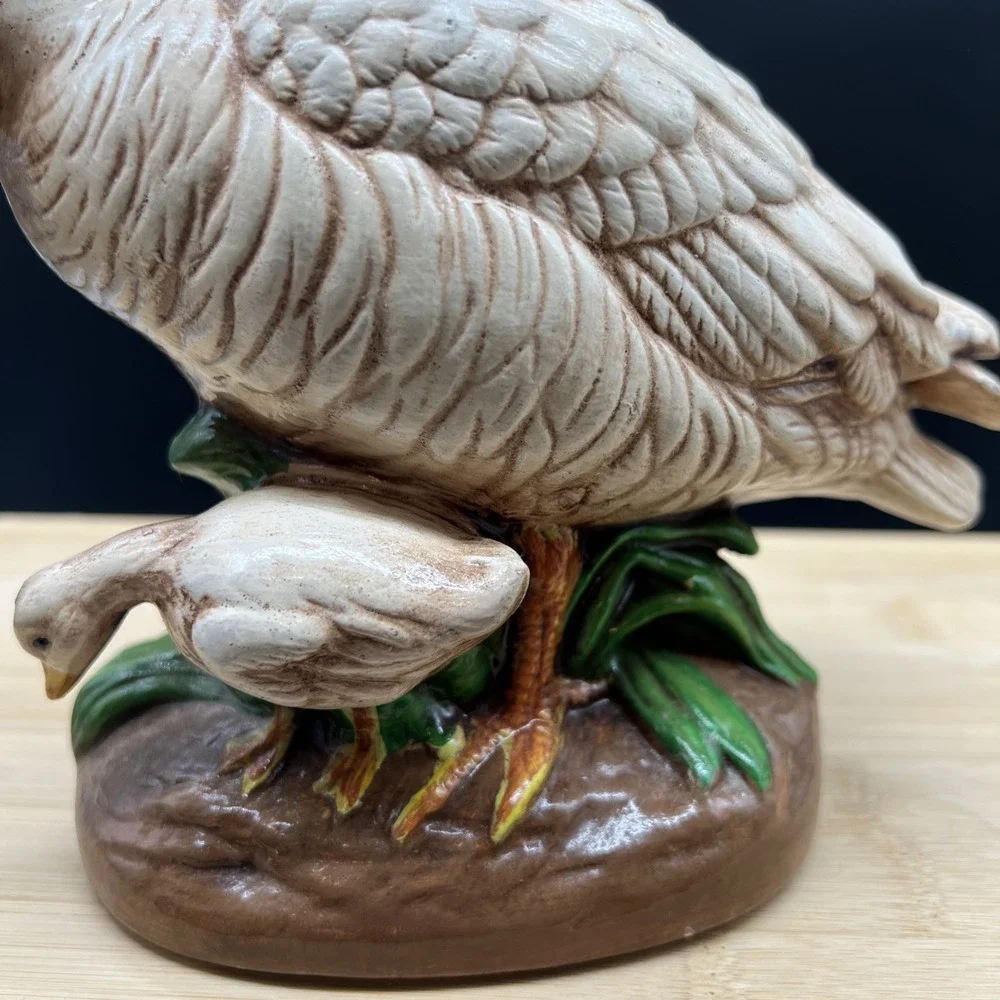 Vintage Set Of Atlantic Mold Duck Hand Painted Figurines